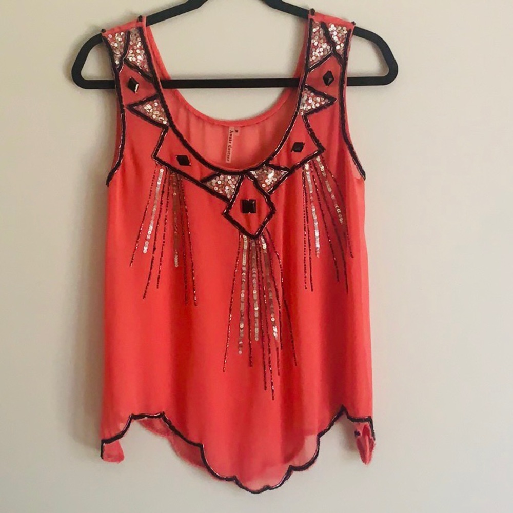 Awake Couture Beaded Top